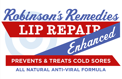 Robinson's Remedies Lip Repair Enhanced - Prevents & Treats Cold Sores - All Natural Anti-Viral Formula